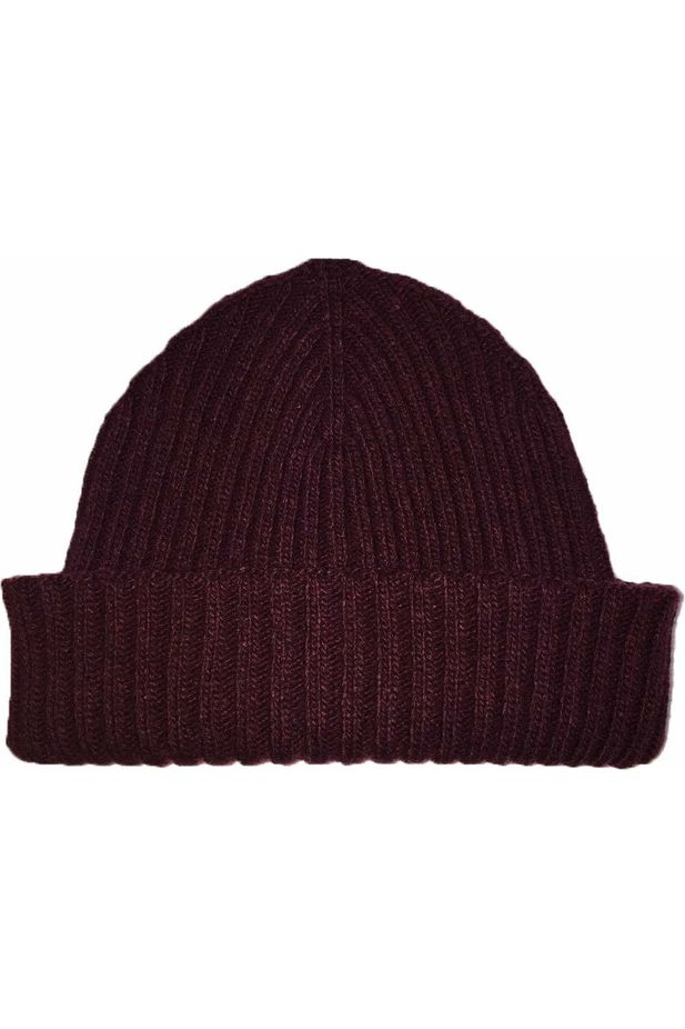 Mixed roll-up beanie