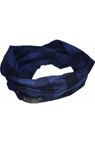 Checkered infinity scarf