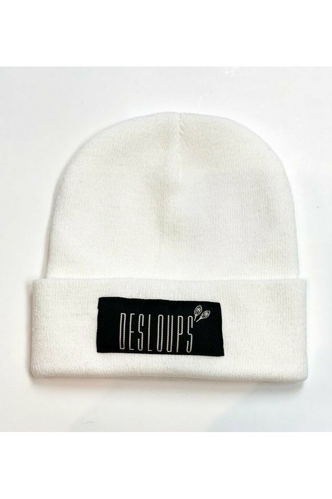 Brimmed beanie with DESLOUPS logo