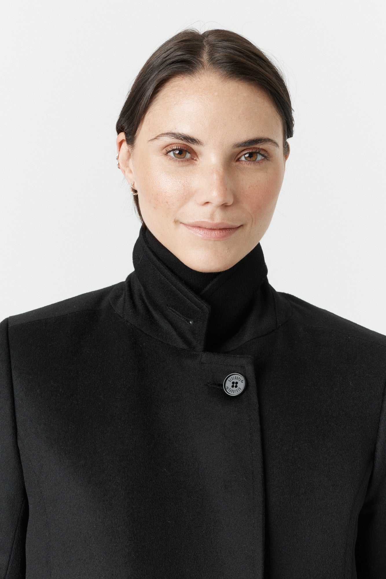 Desloups manteau d'hiver femme veston en 100% laine et doublé