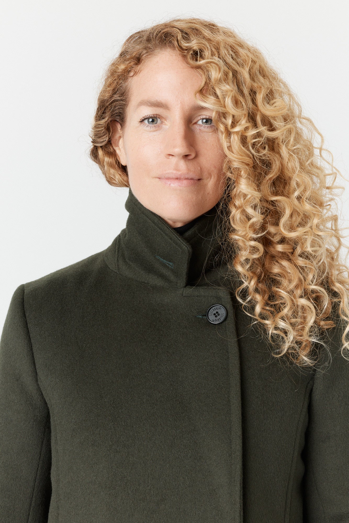Desloups manteau d'hiver femme veston en 100% laine et doublé