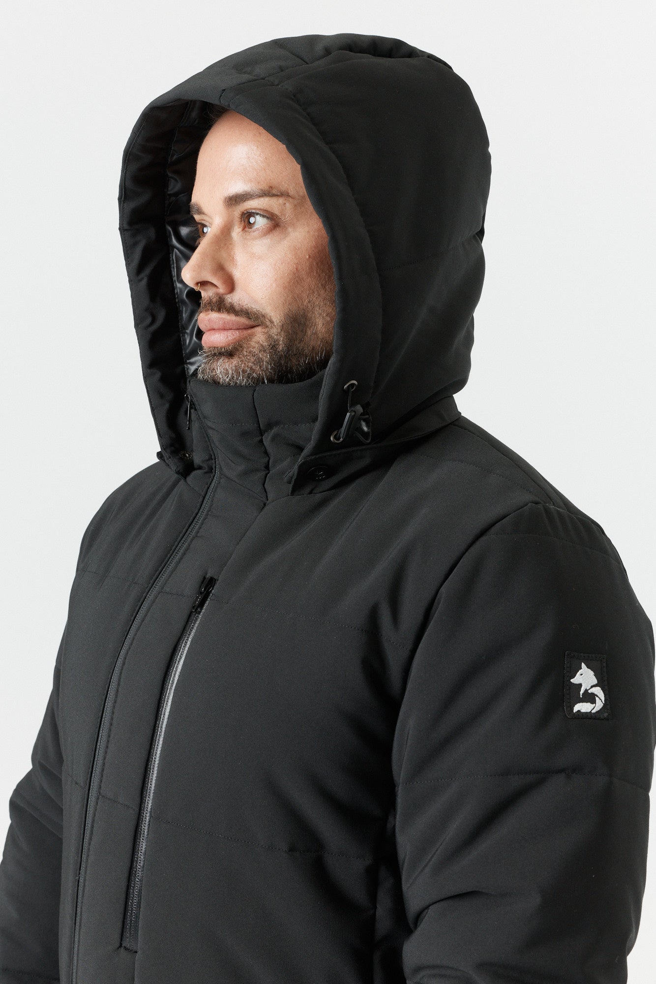 Desloups men's parka with detachable hood in 250g Isosoft