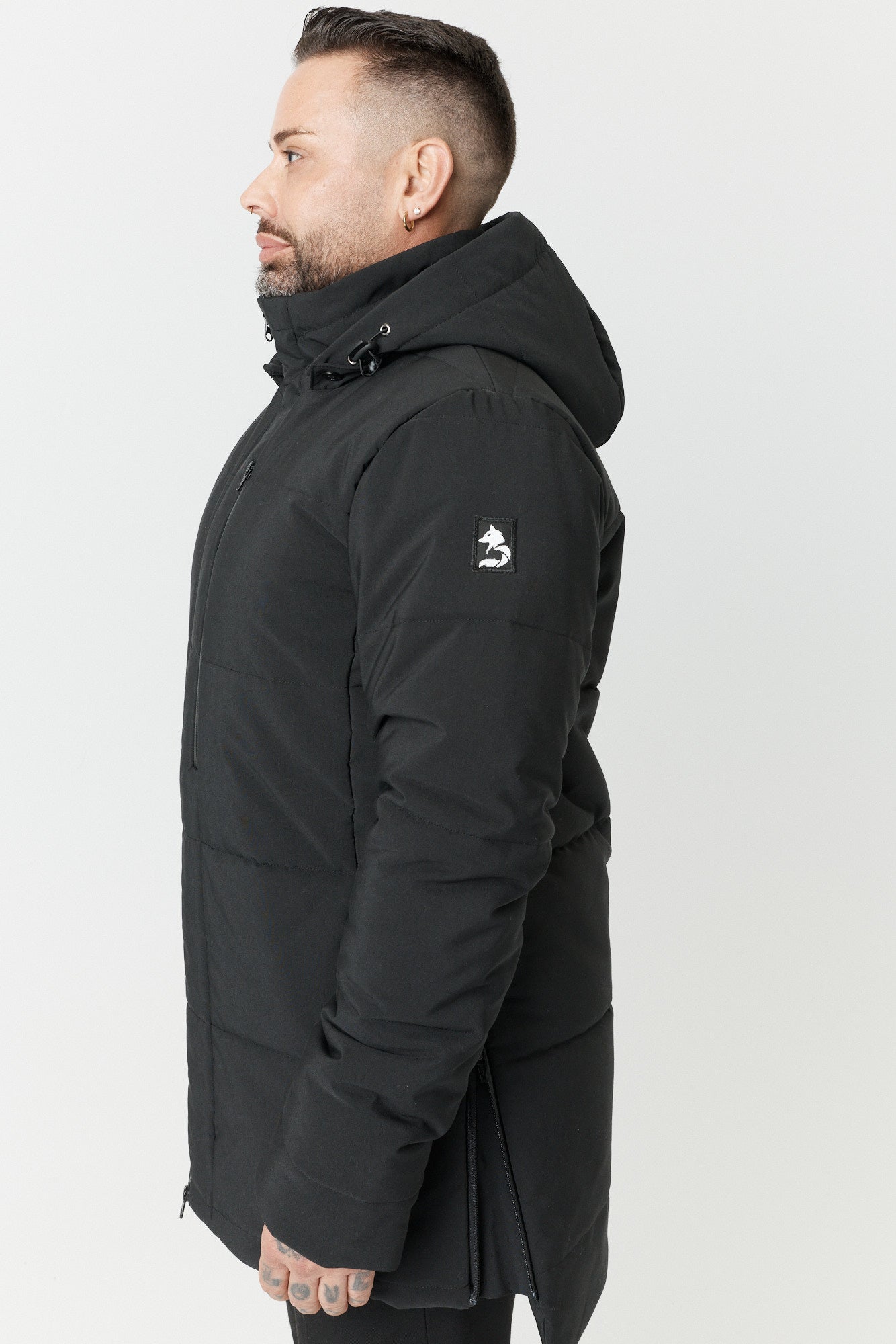Desloups men's parka with detachable hood in 250g Isosoft