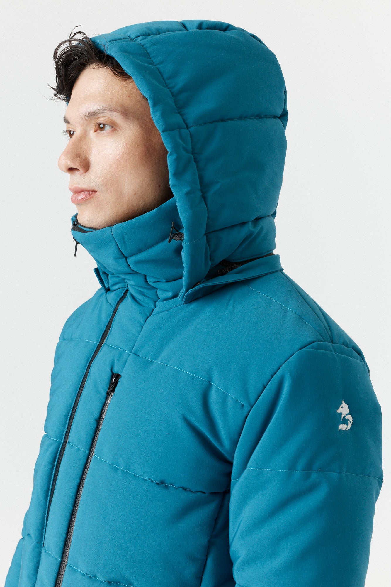 Desloups men's parka with detachable hood in 250g Isosoft
