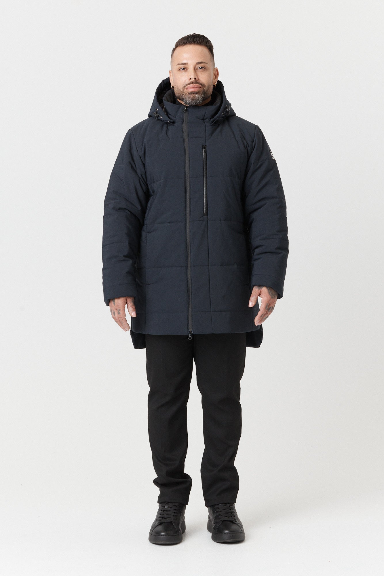 Desloups men's parka with detachable hood in 250g Isosoft