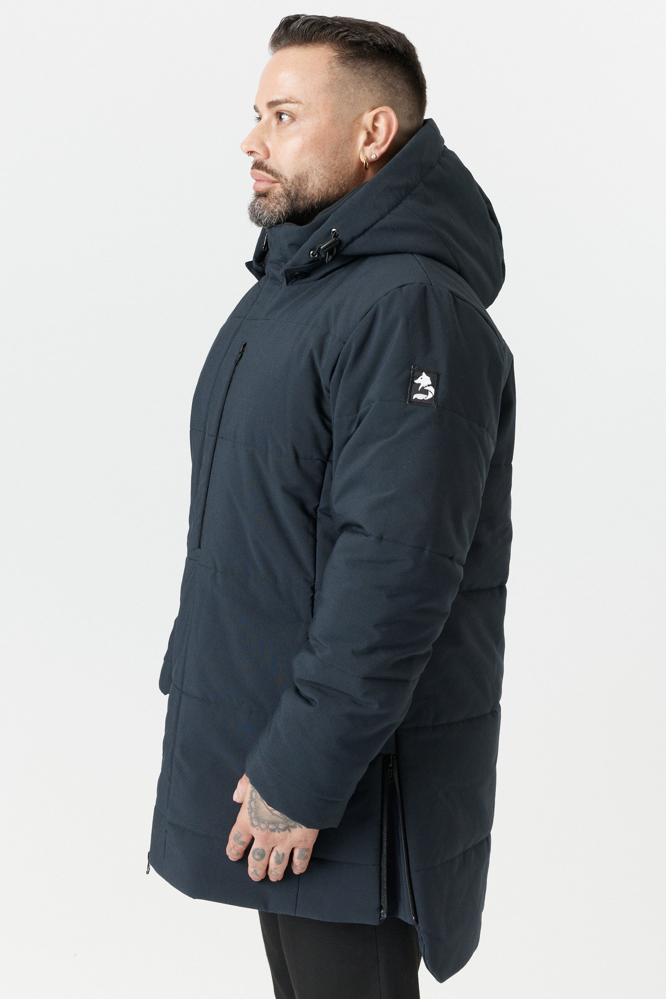 Desloups men's parka with detachable hood in 250g Isosoft
