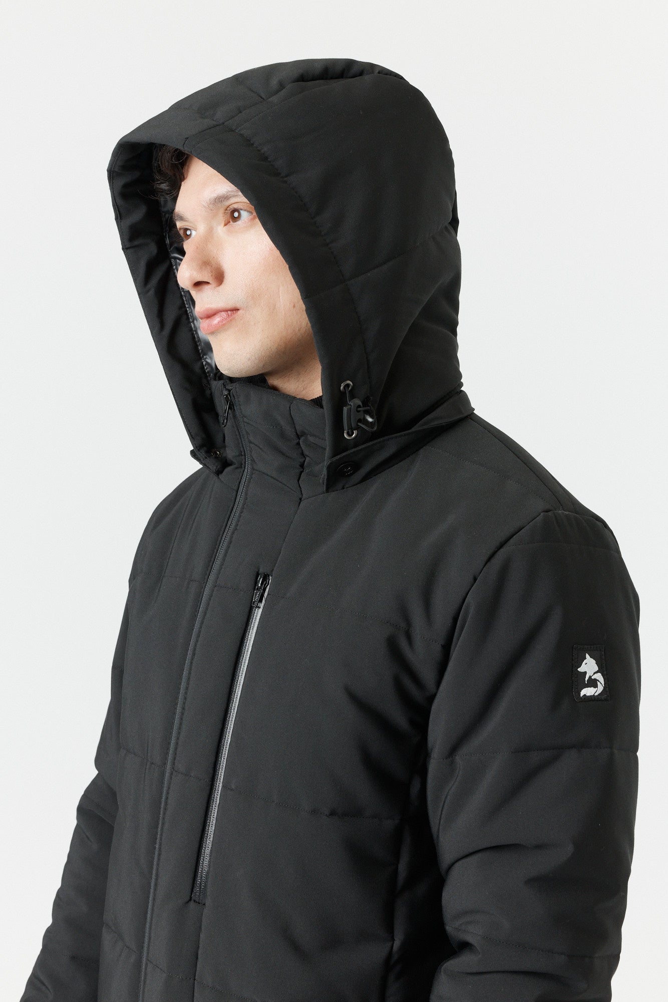 Desloups men's parka with detachable hood in 250g Isosoft
