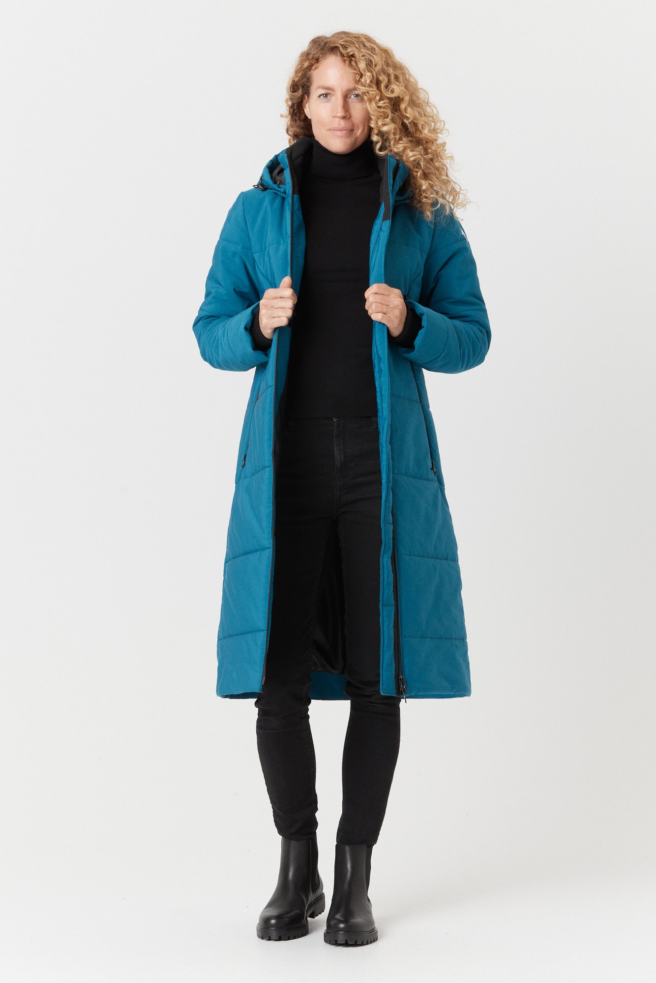 Desloups parka très long femme semi-ajusté en Isosoft 250g