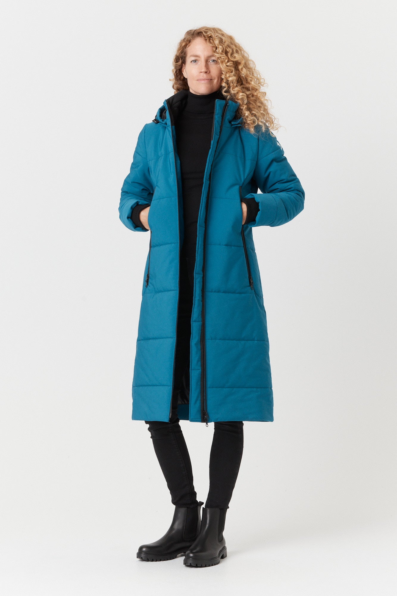 Desloups parka très long femme semi-ajusté en Isosoft 250g
