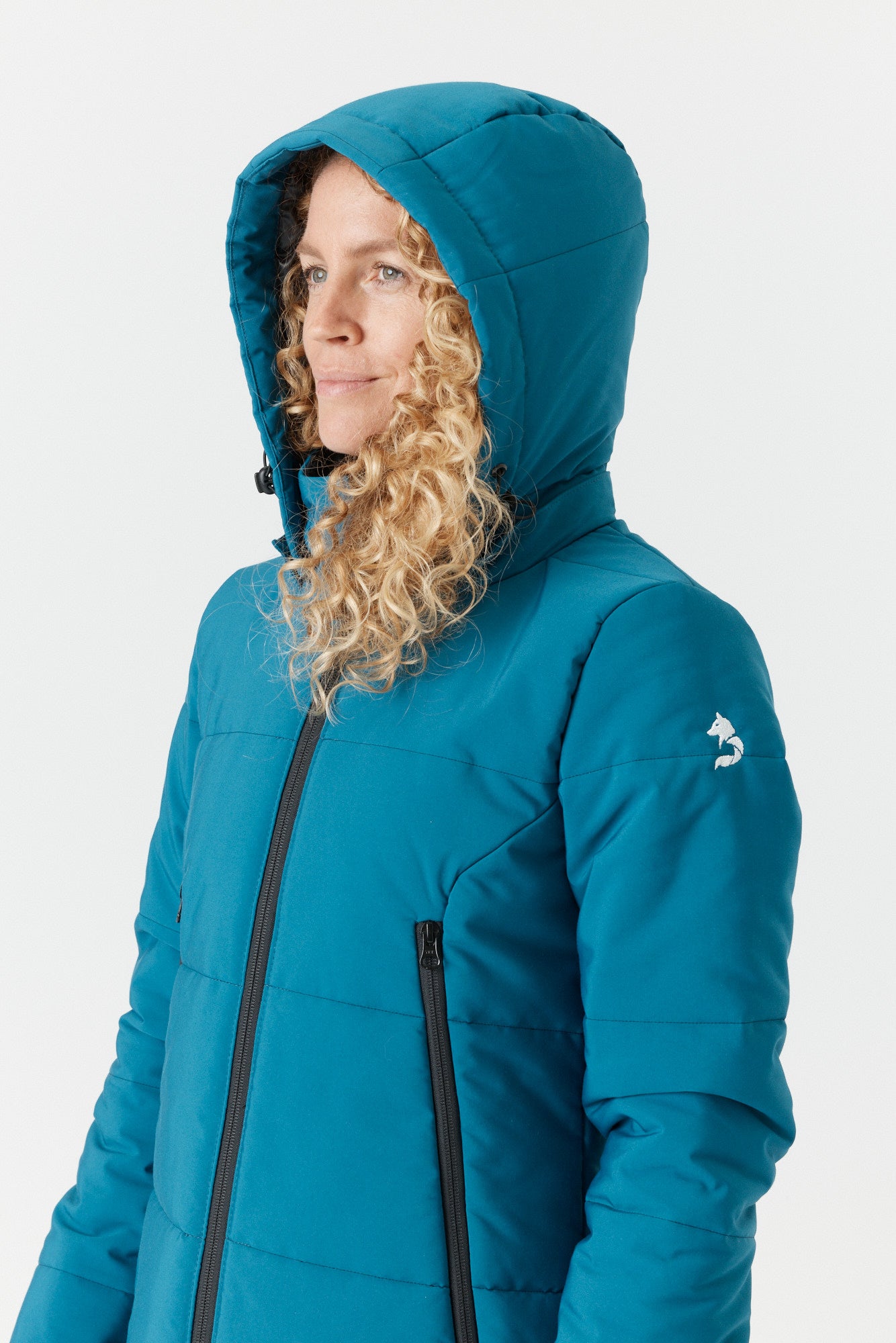 Desloups parka très long femme semi-ajusté en Isosoft 250g