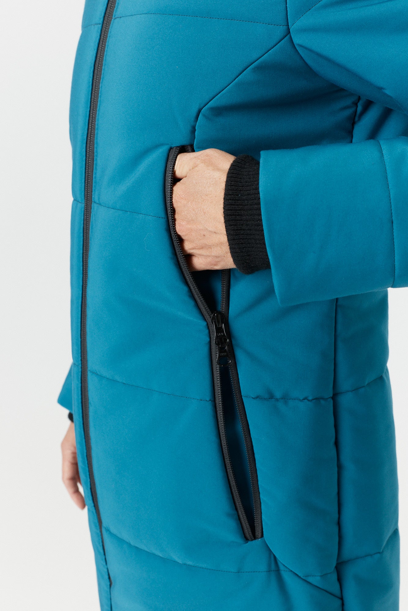 Desloups parka très long femme semi-ajusté en Isosoft 250g