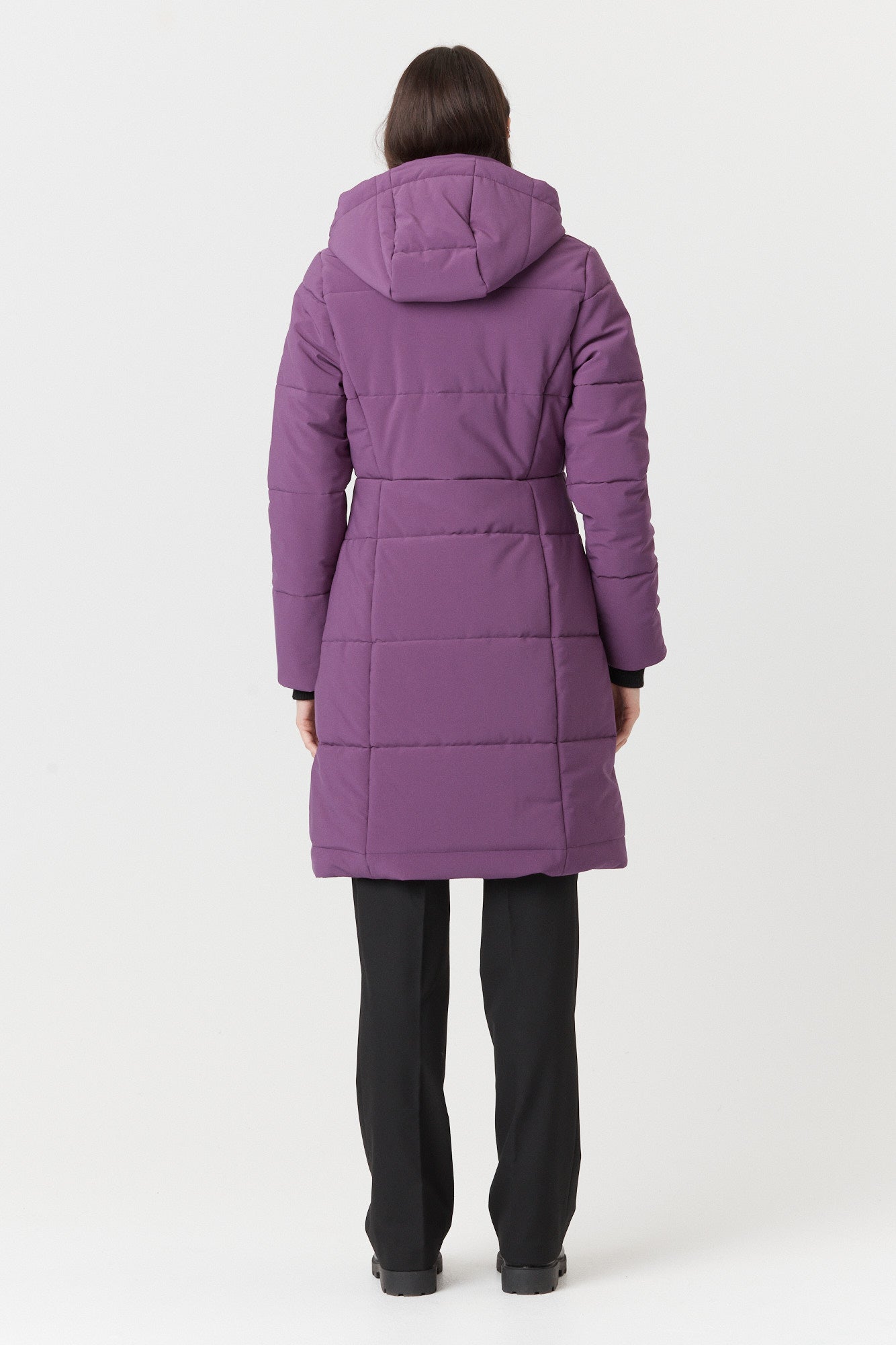 Desloups long women's parka fitted in Isosoft 250g