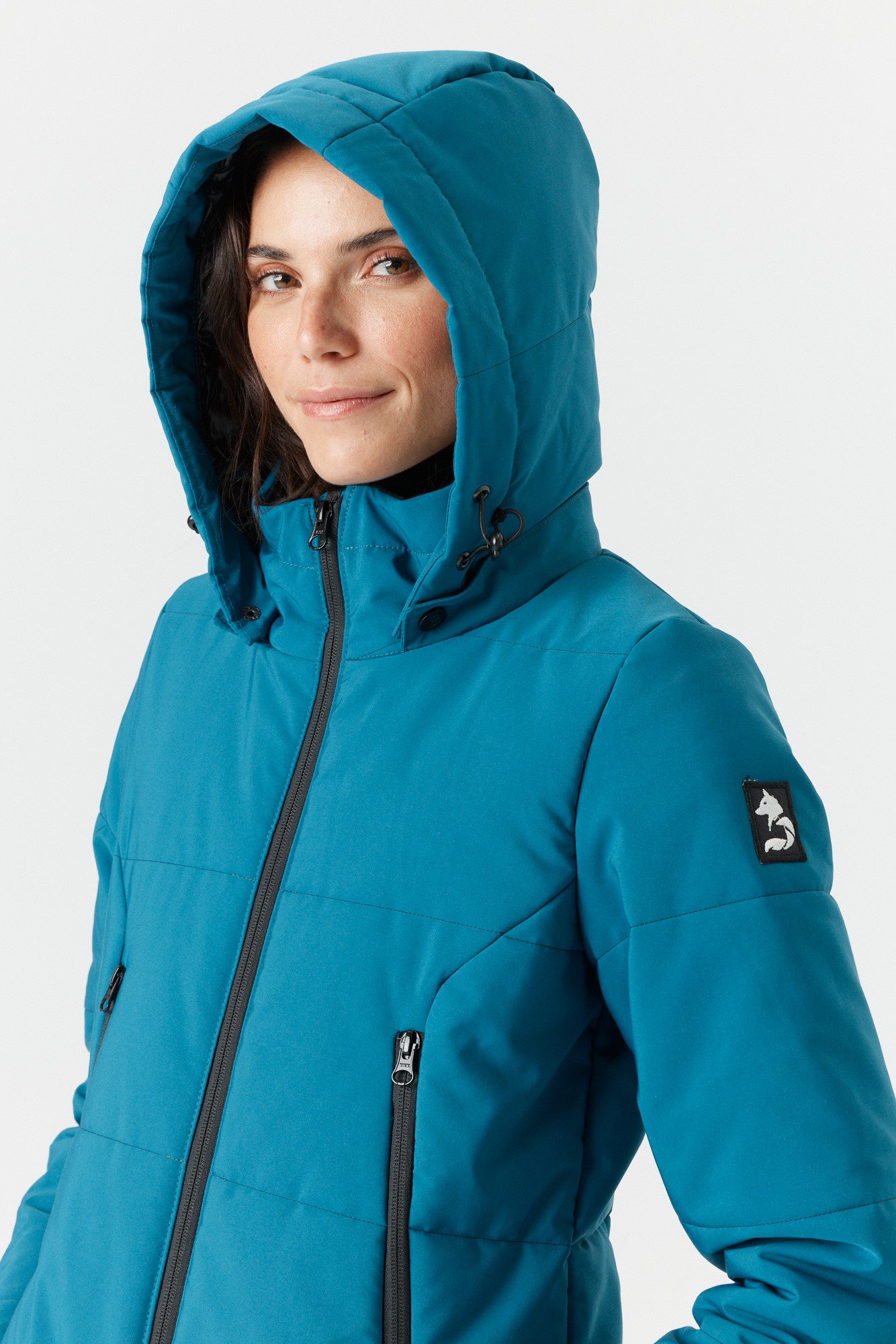 Desloups parka mi-long femme semi-ajusté en Isosoft 250g