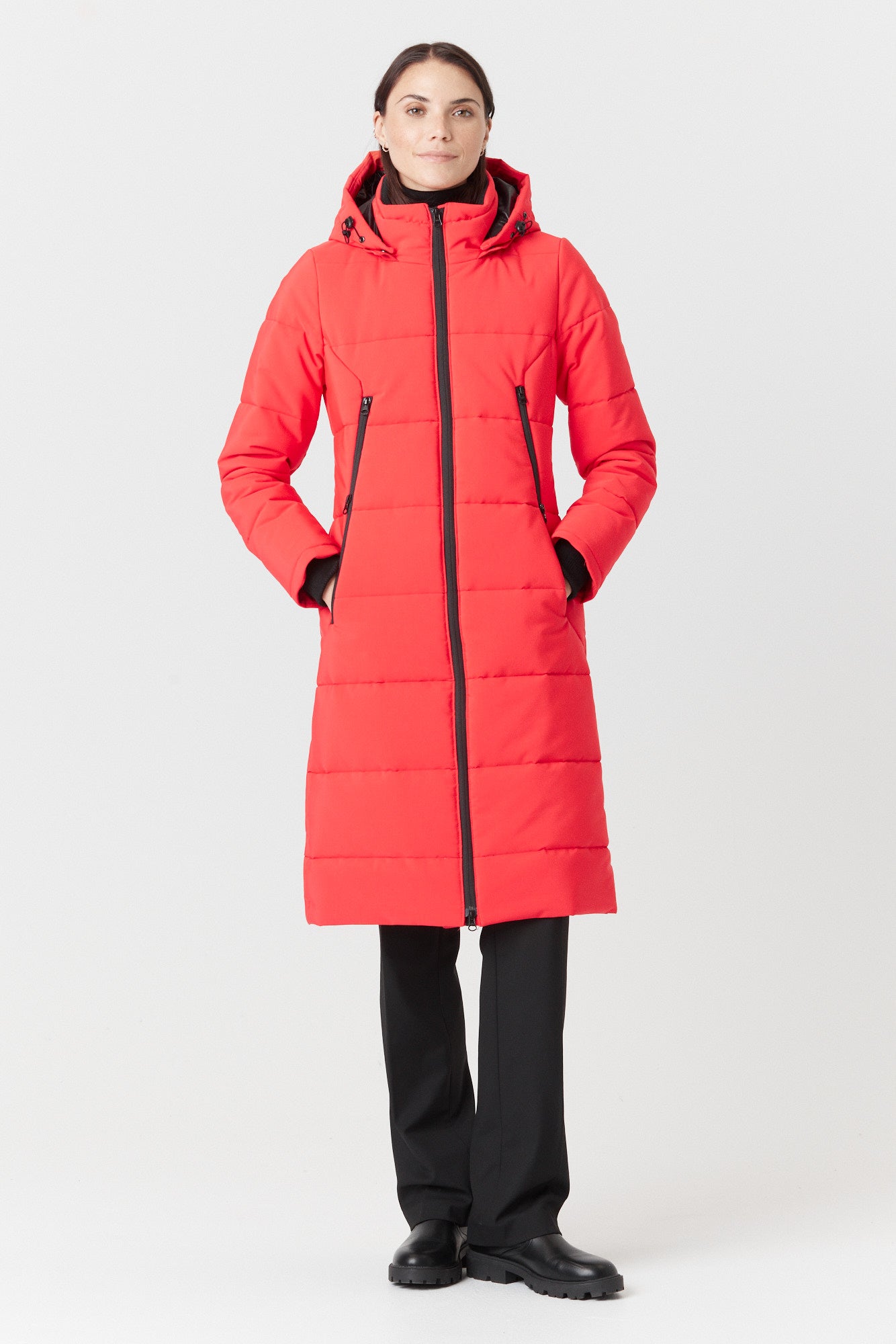 Desloups parka très long femme semi-ajusté en Isosoft 250g