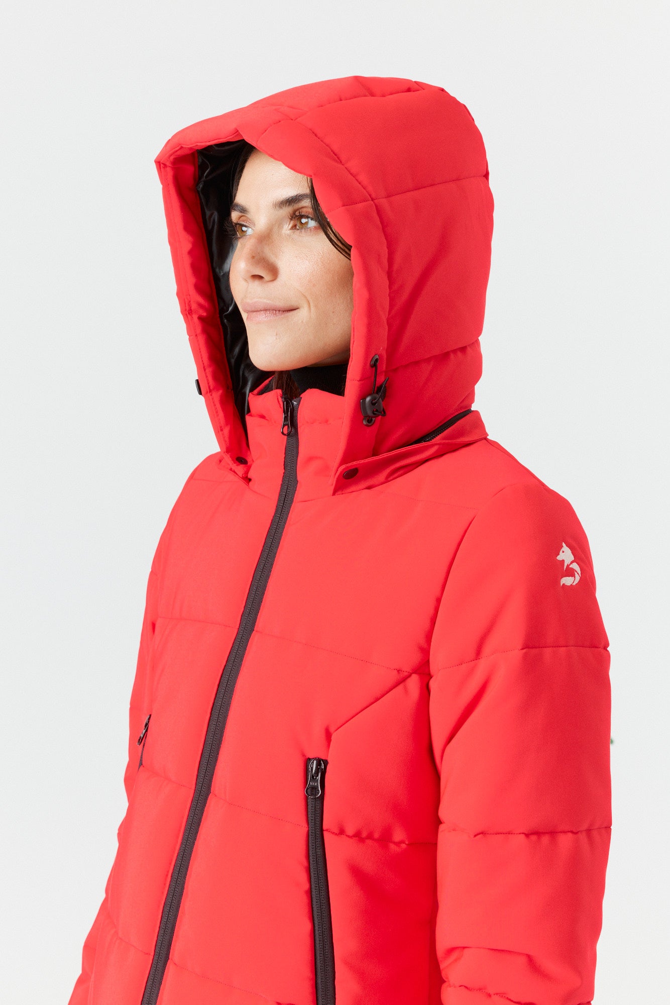 Desloups parka très long femme semi-ajusté en Isosoft 250g