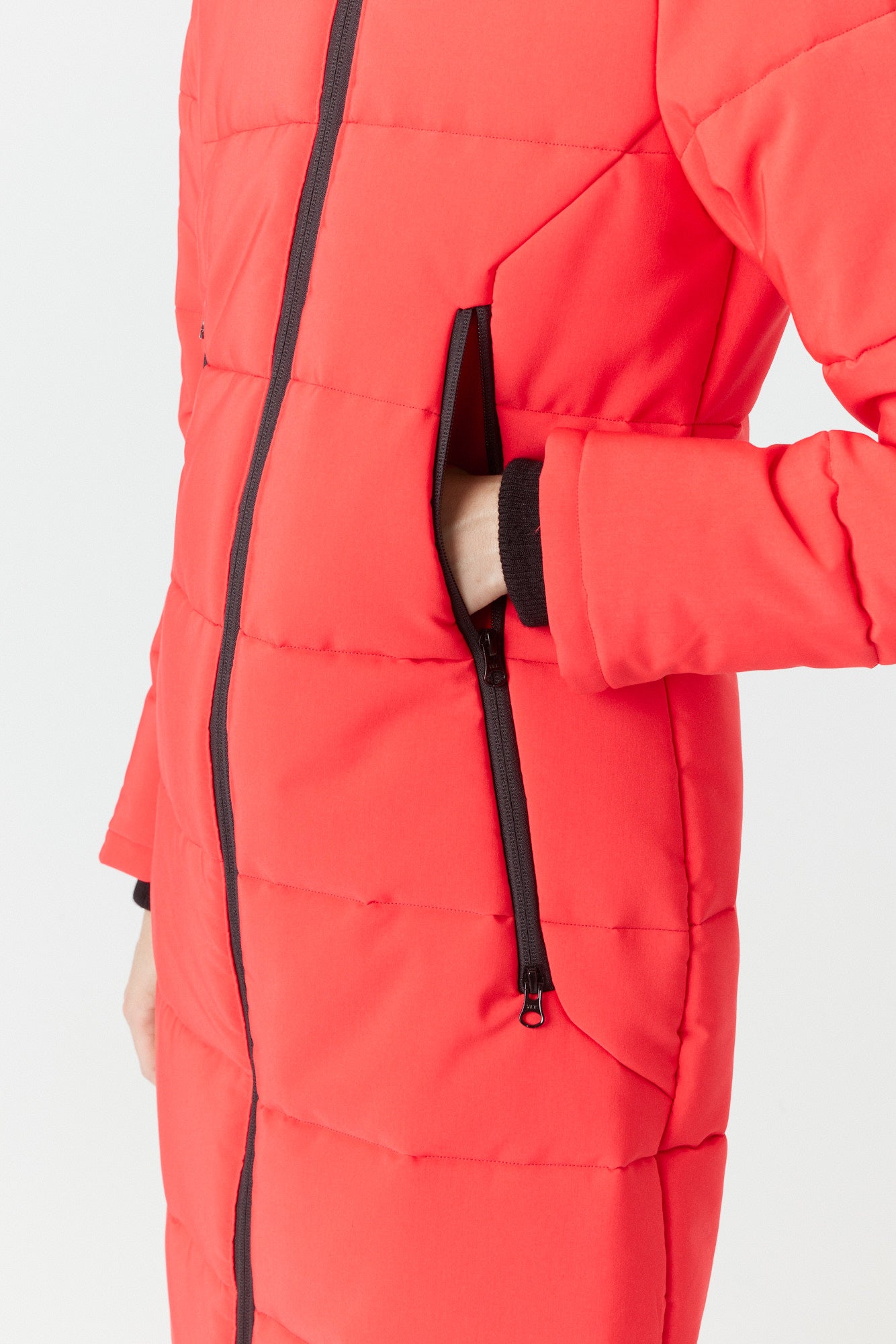 Desloups parka très long femme semi-ajusté en Isosoft 250g