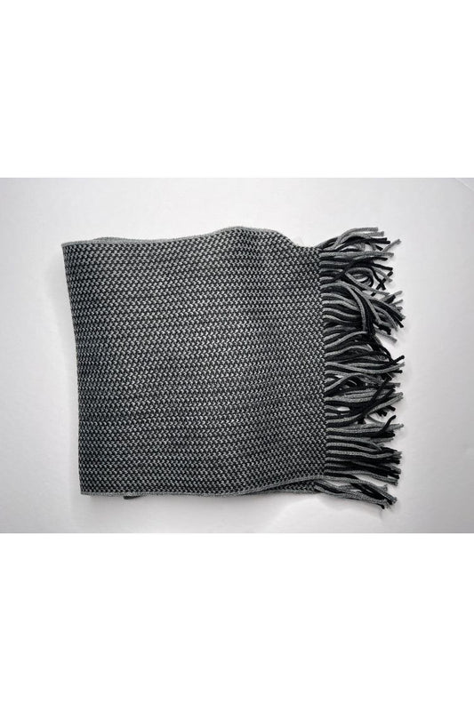 Foulard rectangulaire pour homme en tricot