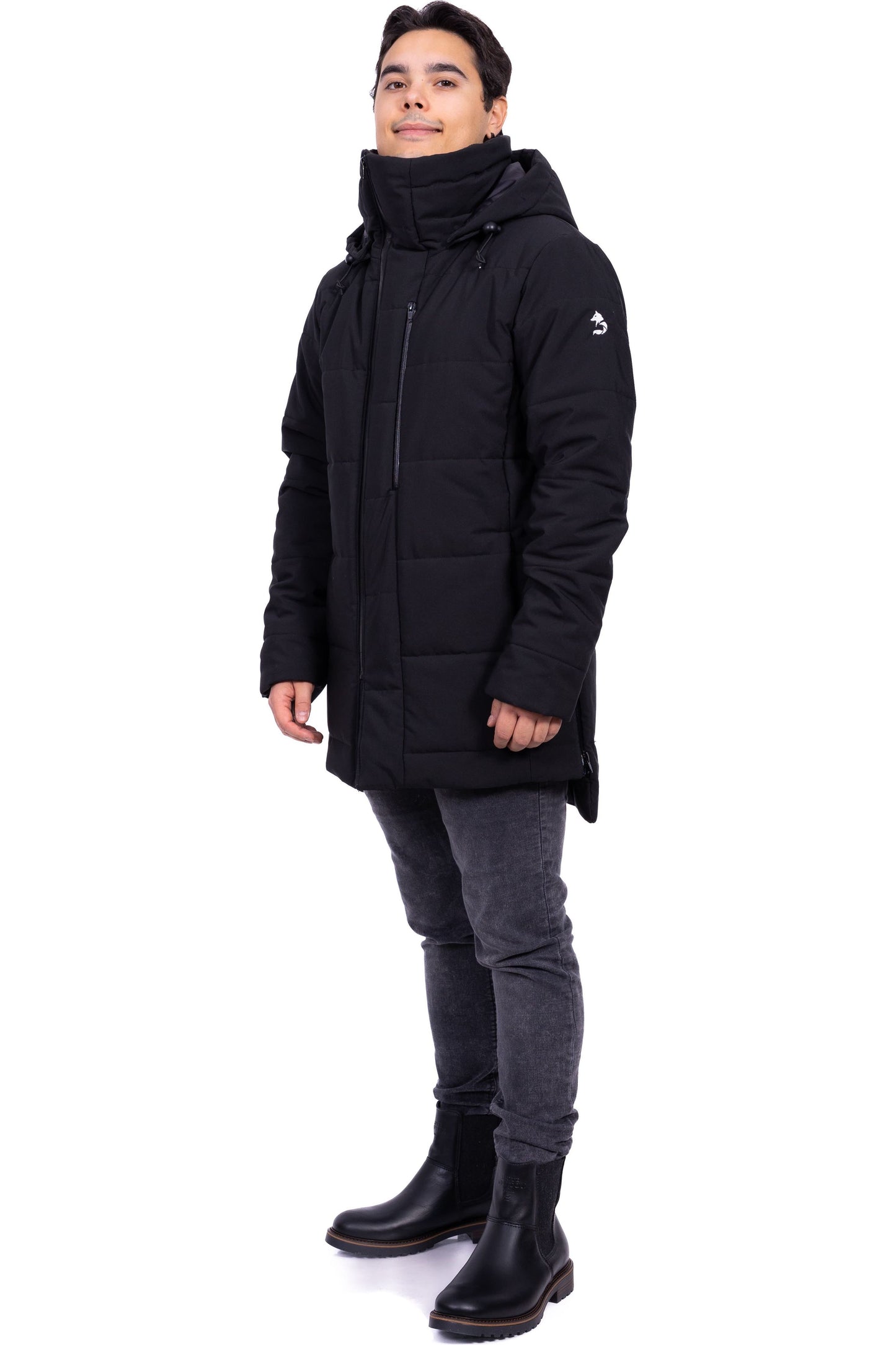 Desloups parka homme avec capuchon détachable en Isosoft 250g