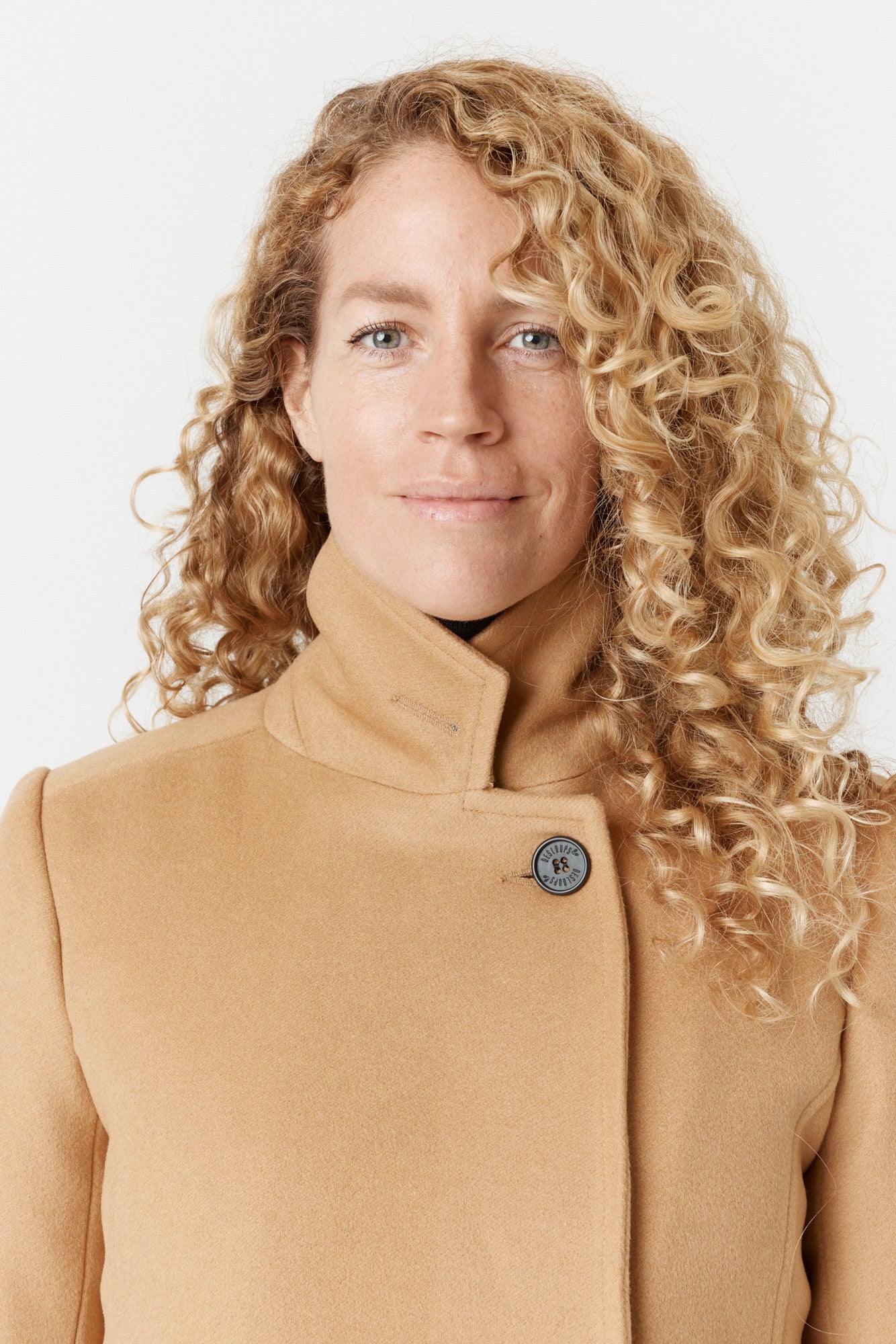 Desloups manteau d'hiver femme veston en 100% laine et doublé