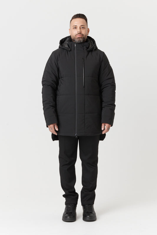 Desloups men's parka with detachable hood in 250g Isosoft