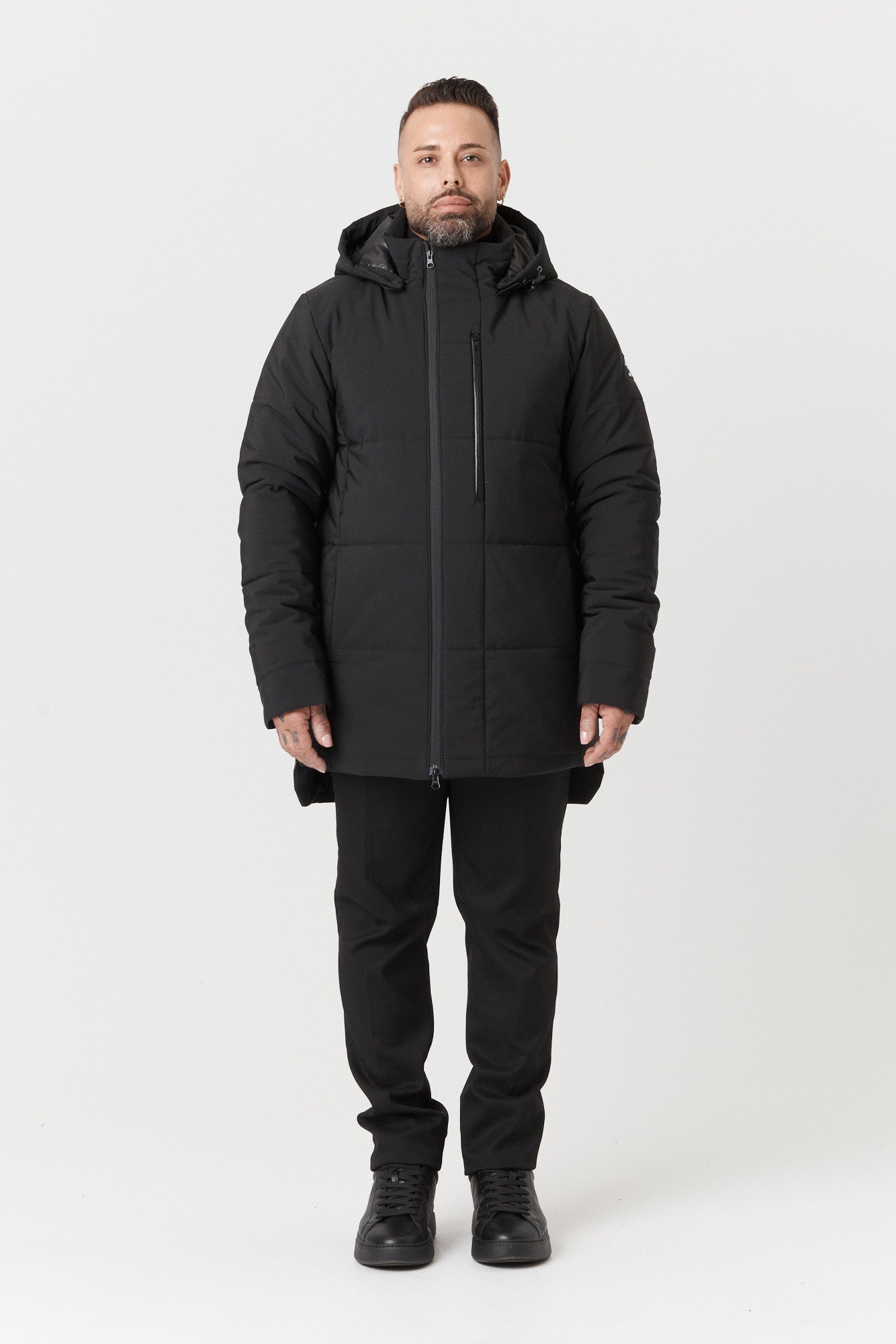 Desloups men's parka with detachable hood in 250g Isosoft