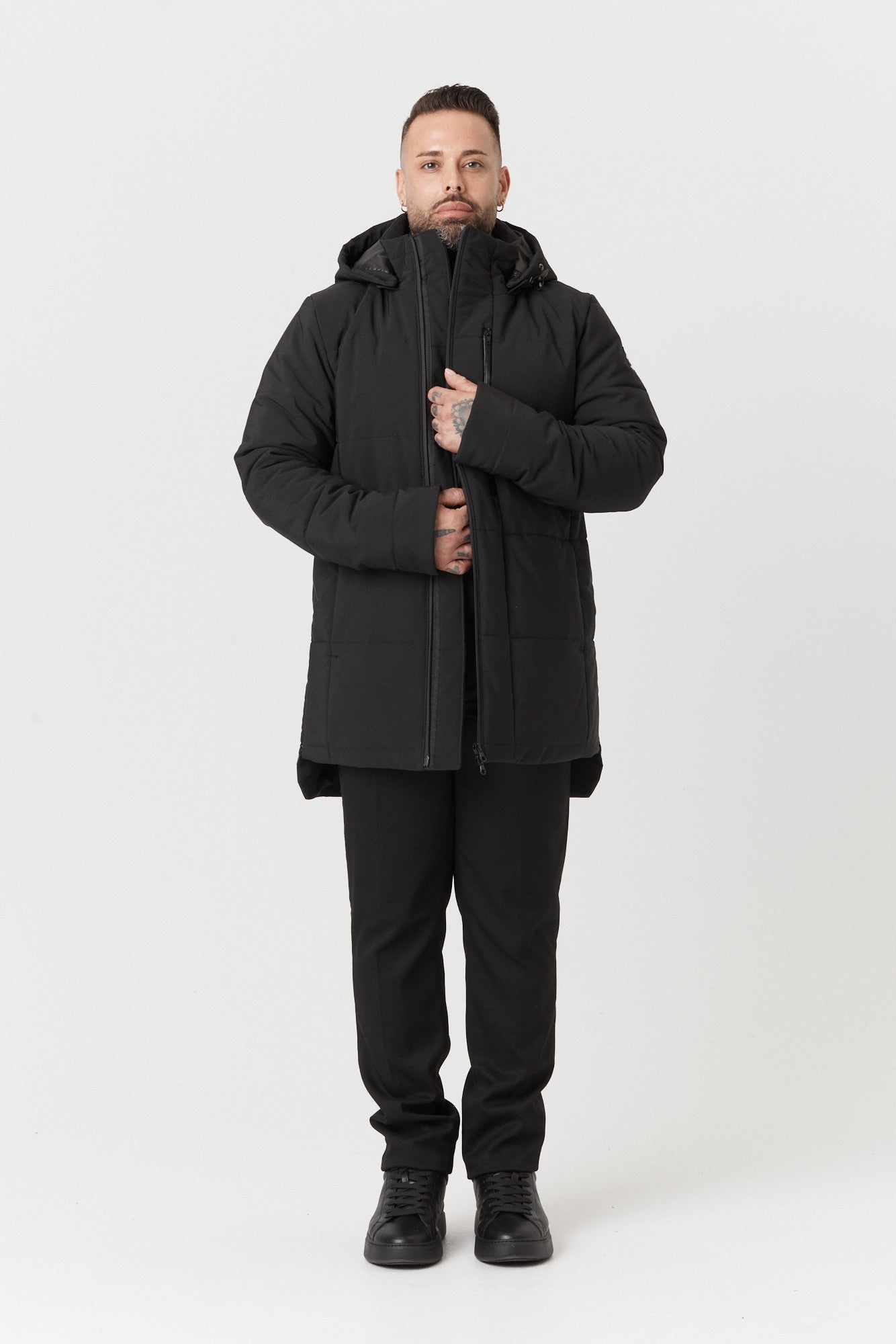 Desloups men's parka with detachable hood in 250g Isosoft