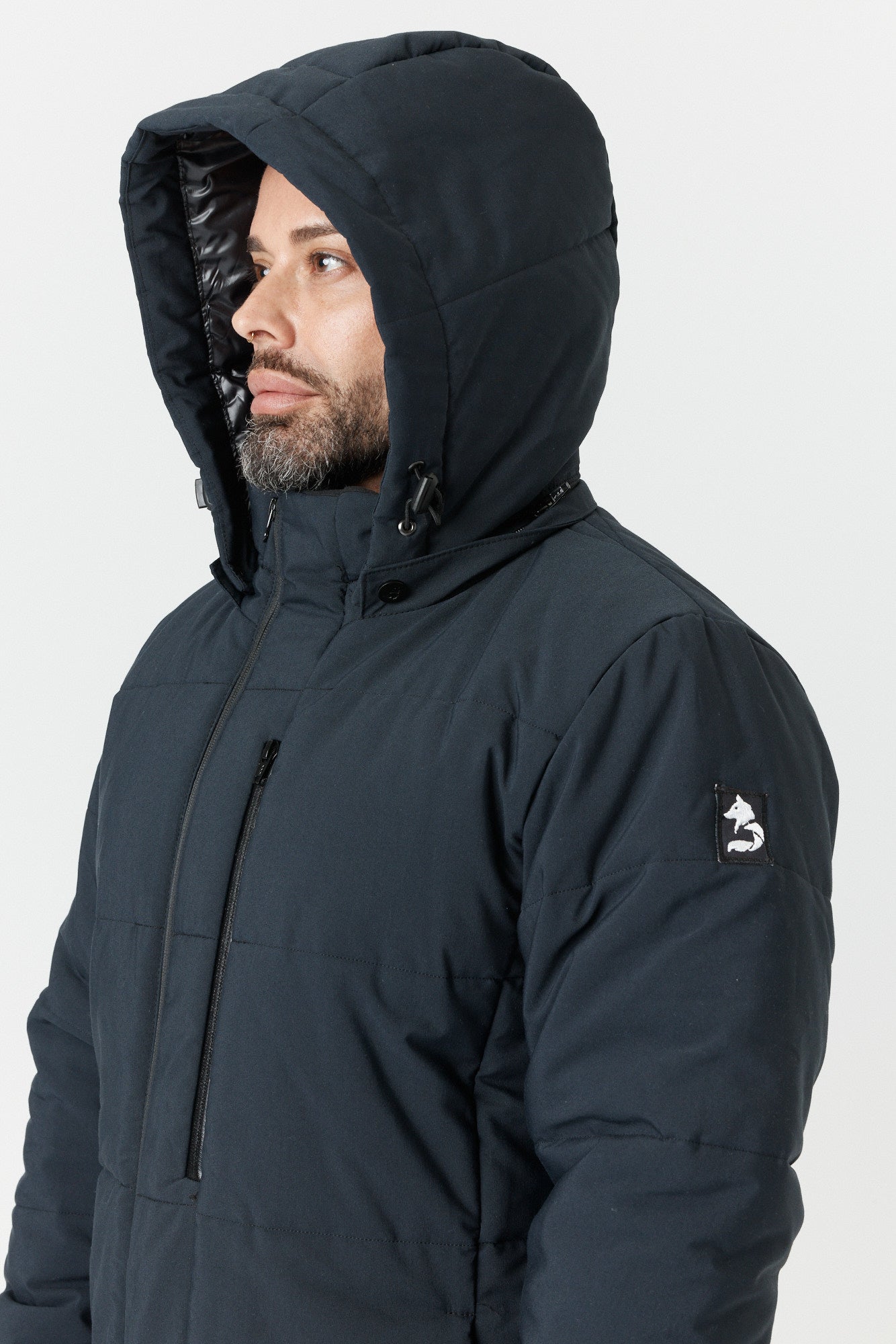 Desloups men's parka with detachable hood in 250g Isosoft