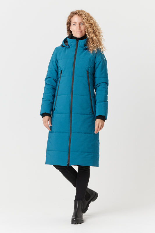 Desloups parka très long femme semi-ajusté en Isosoft 250g