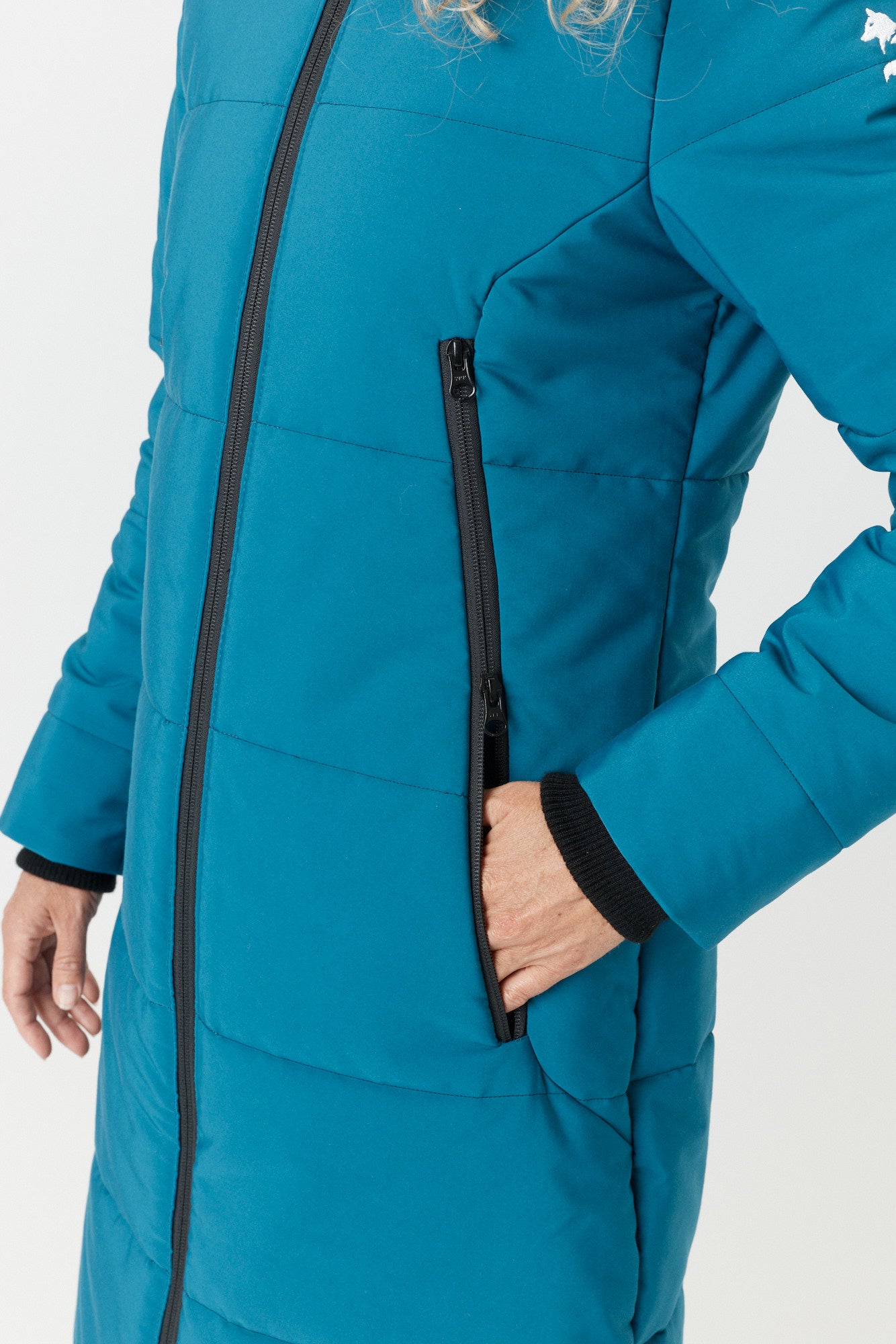 Desloups parka très long femme semi-ajusté en Isosoft 250g
