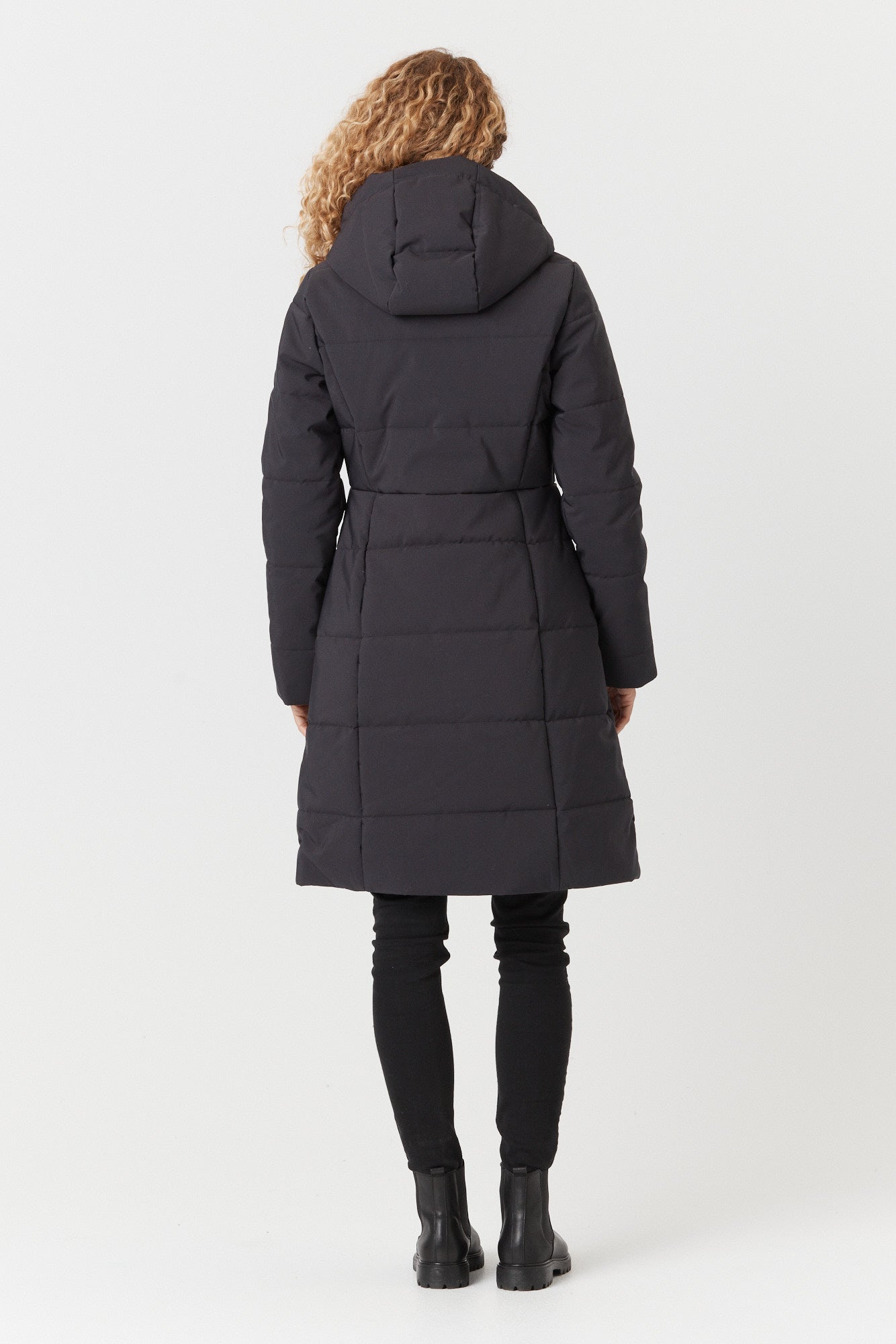 Desloups long women's parka fitted in Isosoft 250g