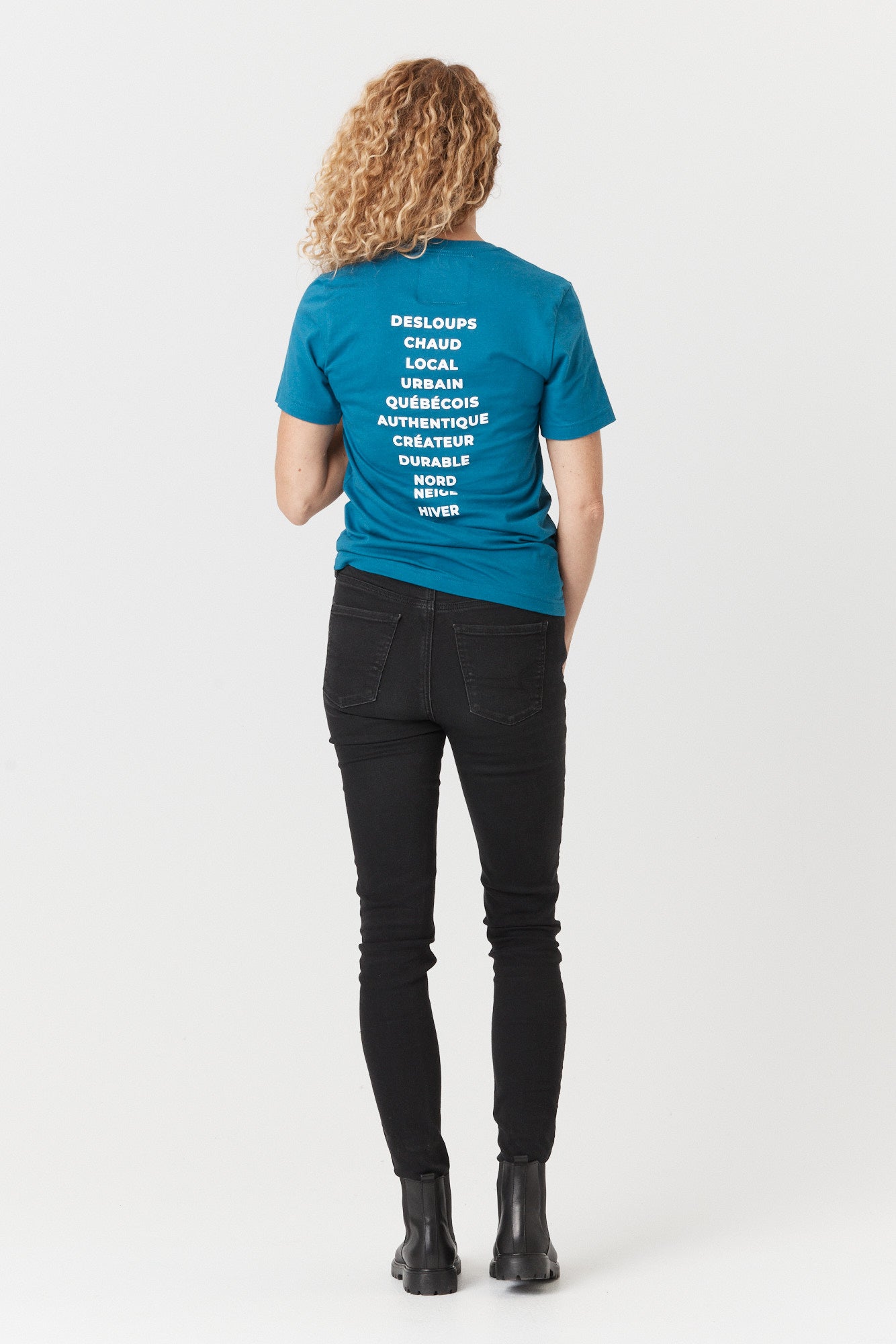 T-shirt Desloups - Bleu teal