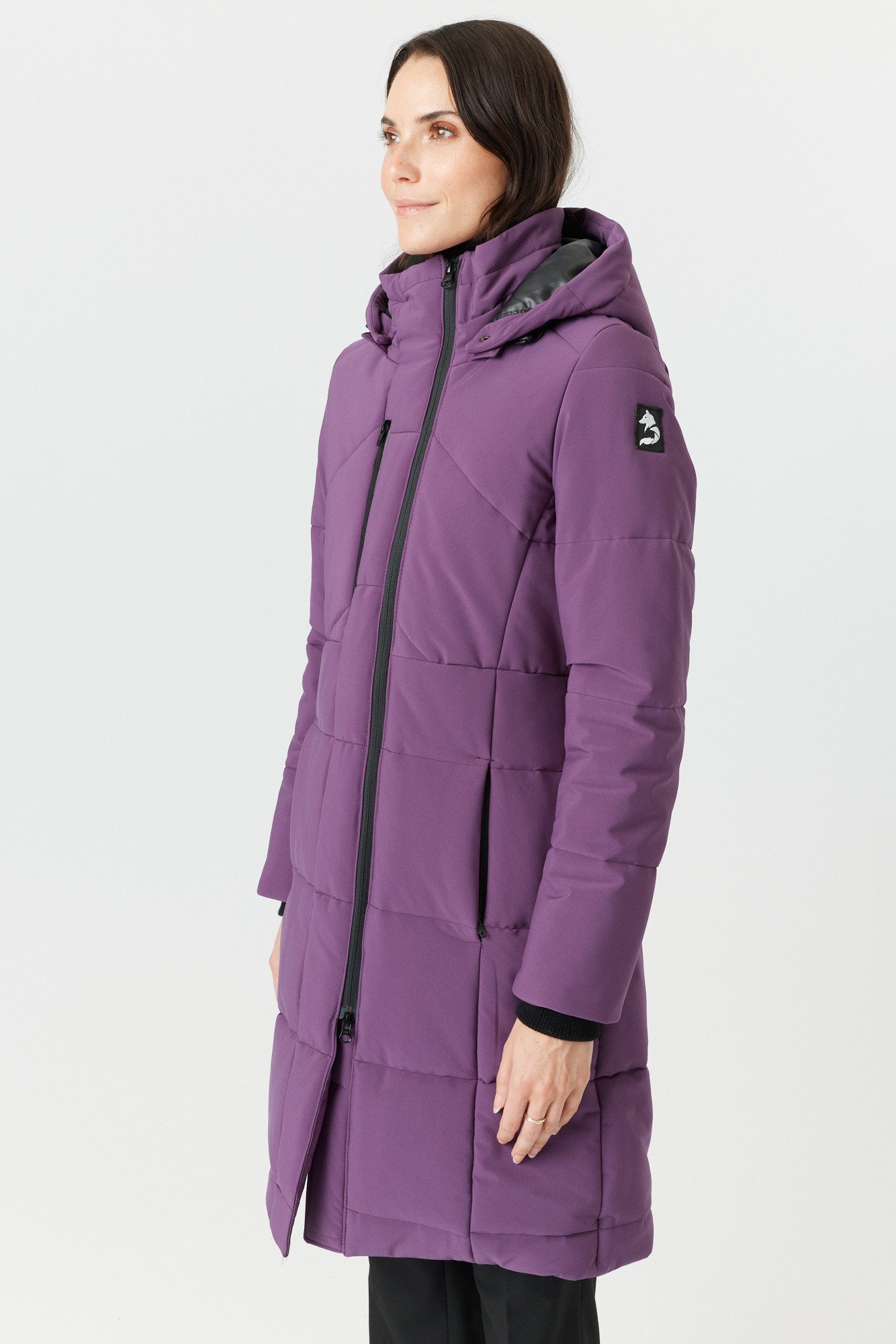 Desloups long women's parka fitted in Isosoft 250g