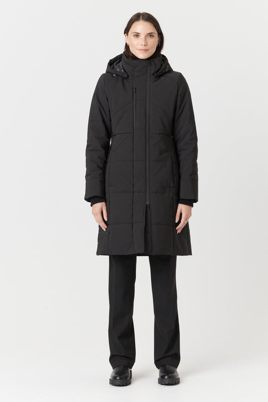 Desloups parka long femme ajusté en Isosoft 250g
