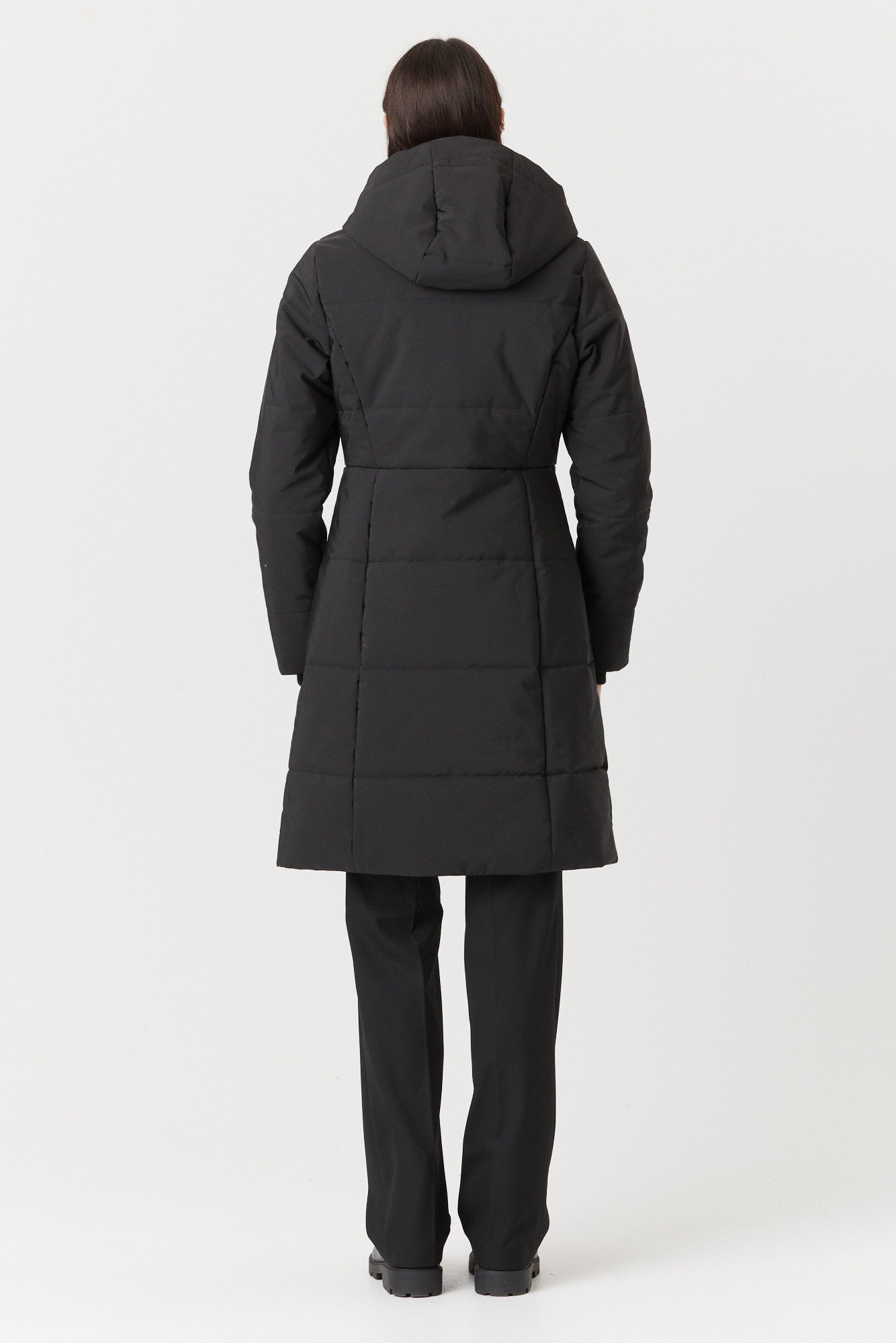 Desloups long women's parka fitted in Isosoft 250g