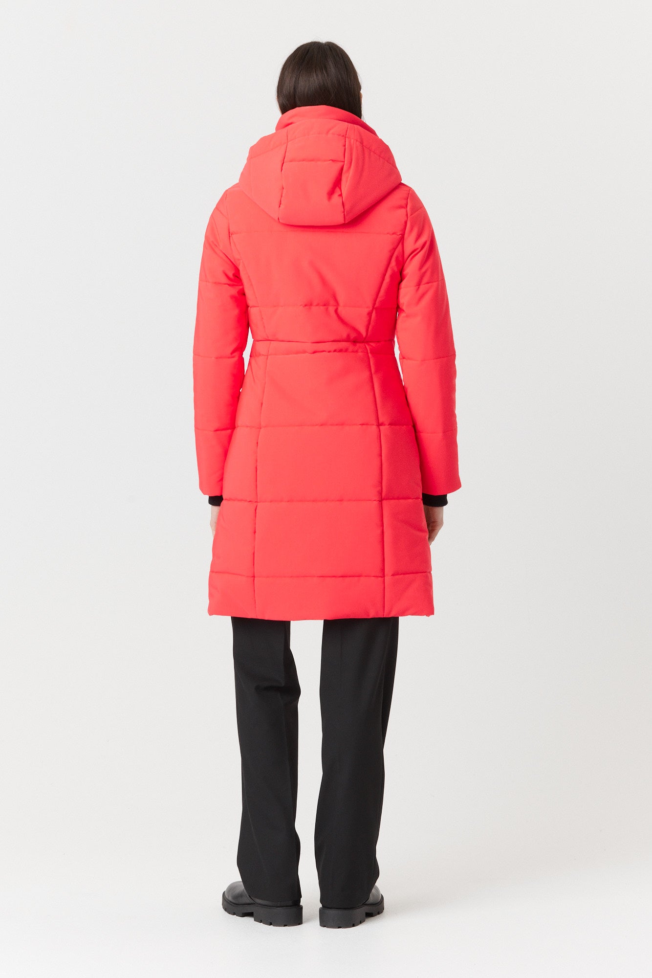 Desloups long women's parka fitted in Isosoft 250g