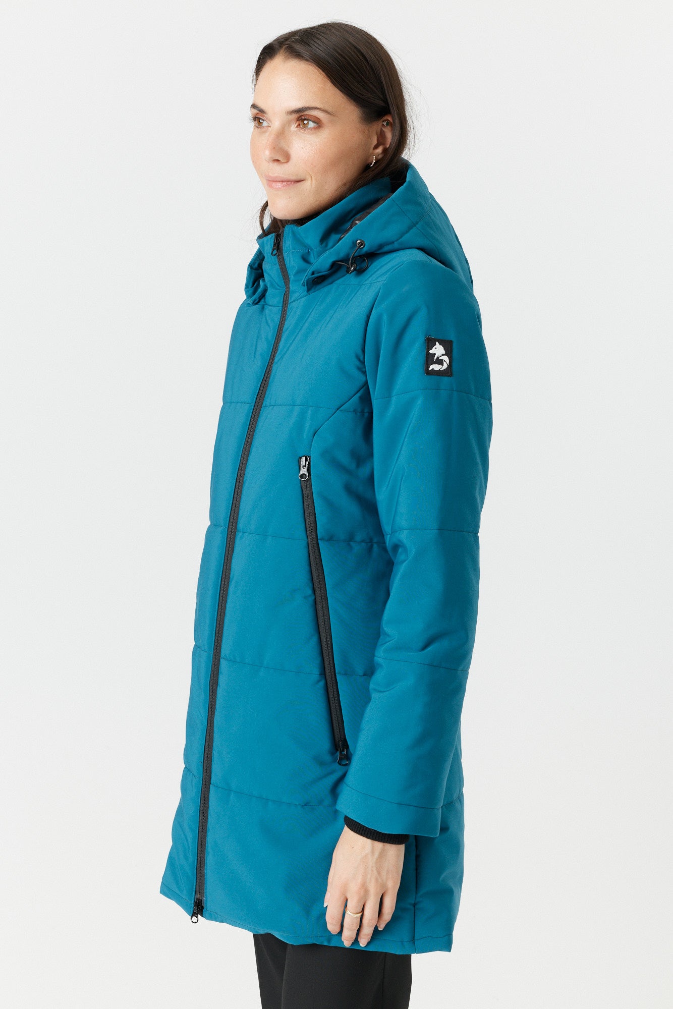 Desloups parka mi-long femme semi-ajusté en Isosoft 250g