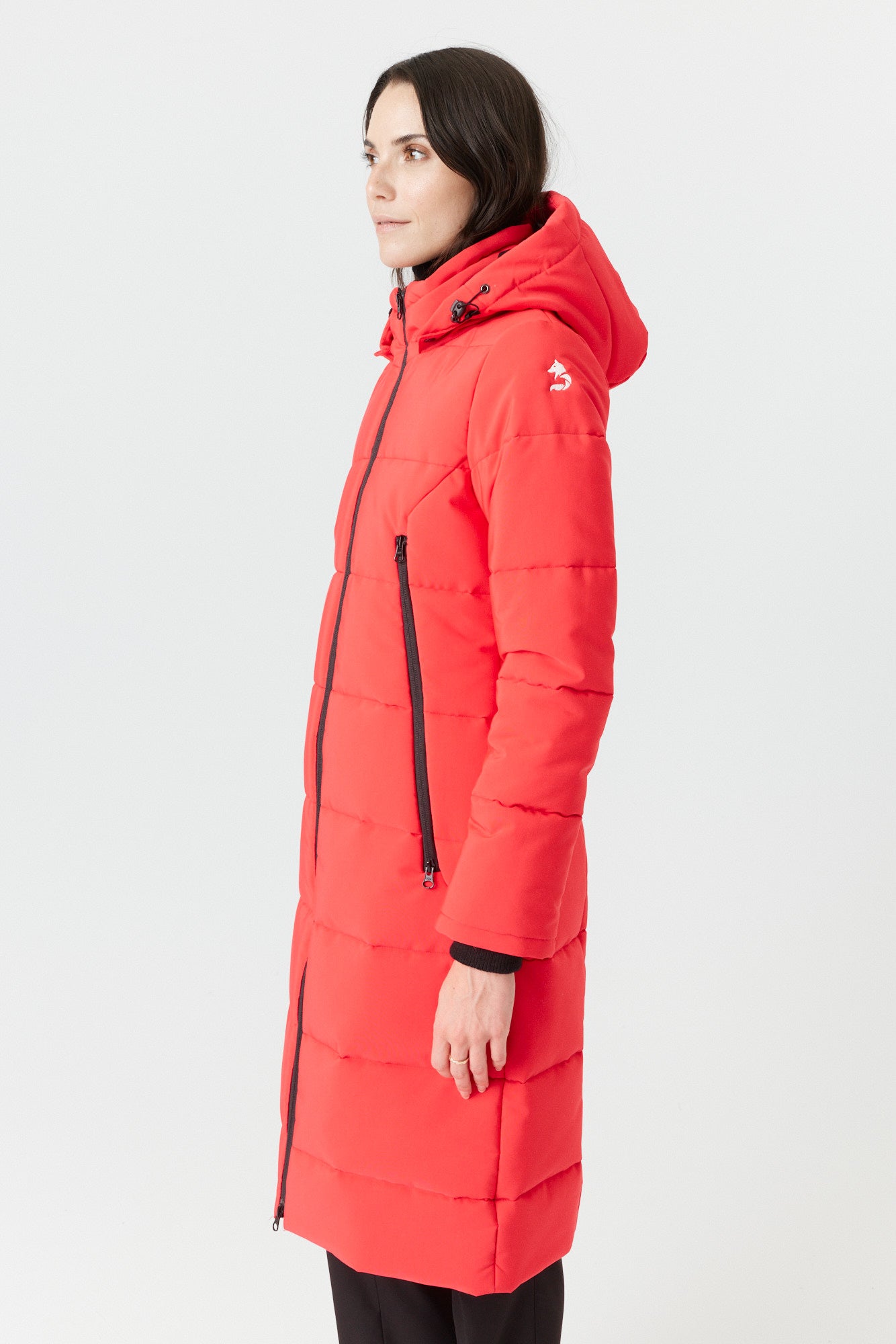 Desloups parka très long femme semi-ajusté en Isosoft 250g