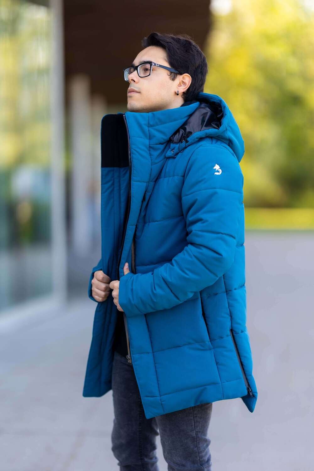 PRÉ-VENTE Parka homme avec capuchon détachable en Isosoft 250g