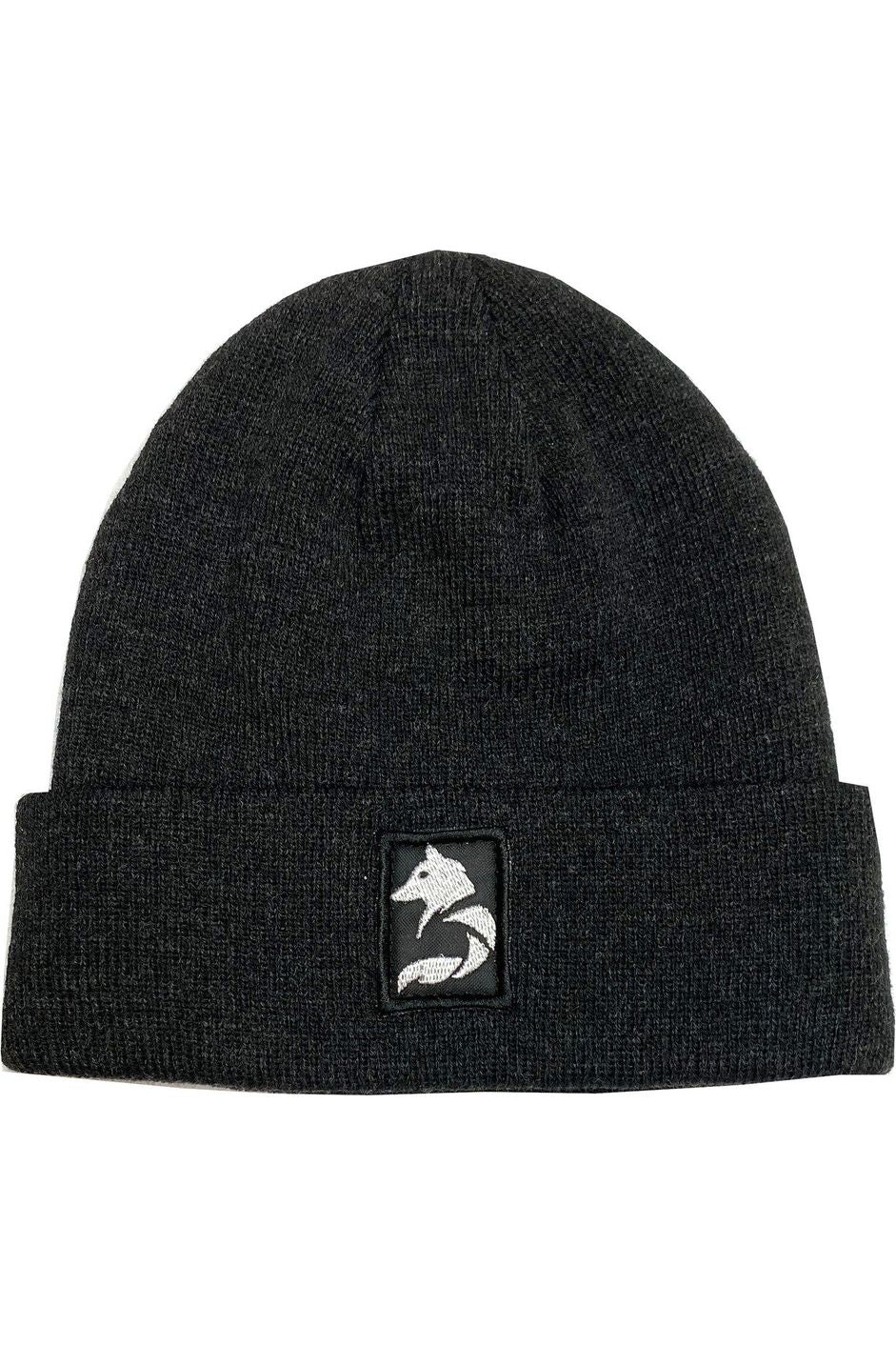Desloups brimmed beanie with wolf logo