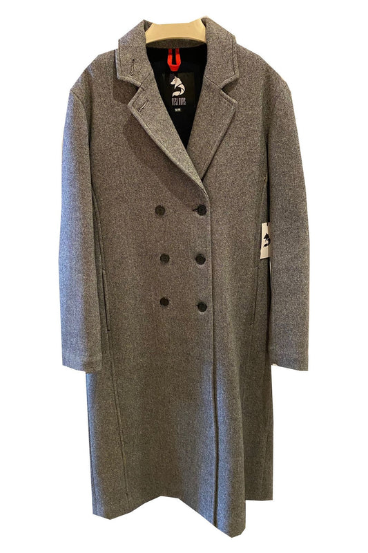 SAMPLE SALE - men's wool coat, long tweed jacket - M