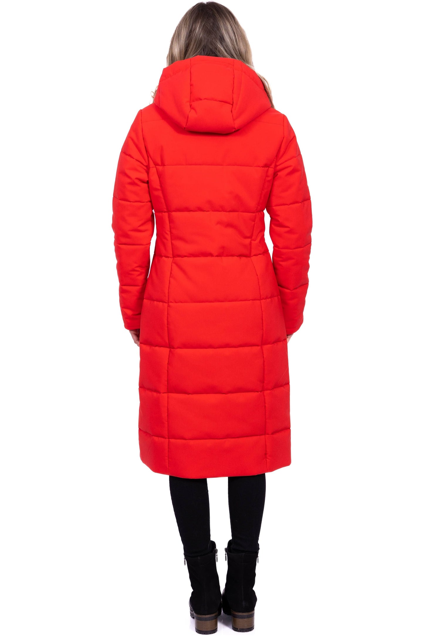 Desloups very long semi-fitted women's parka in Isosoft 250g