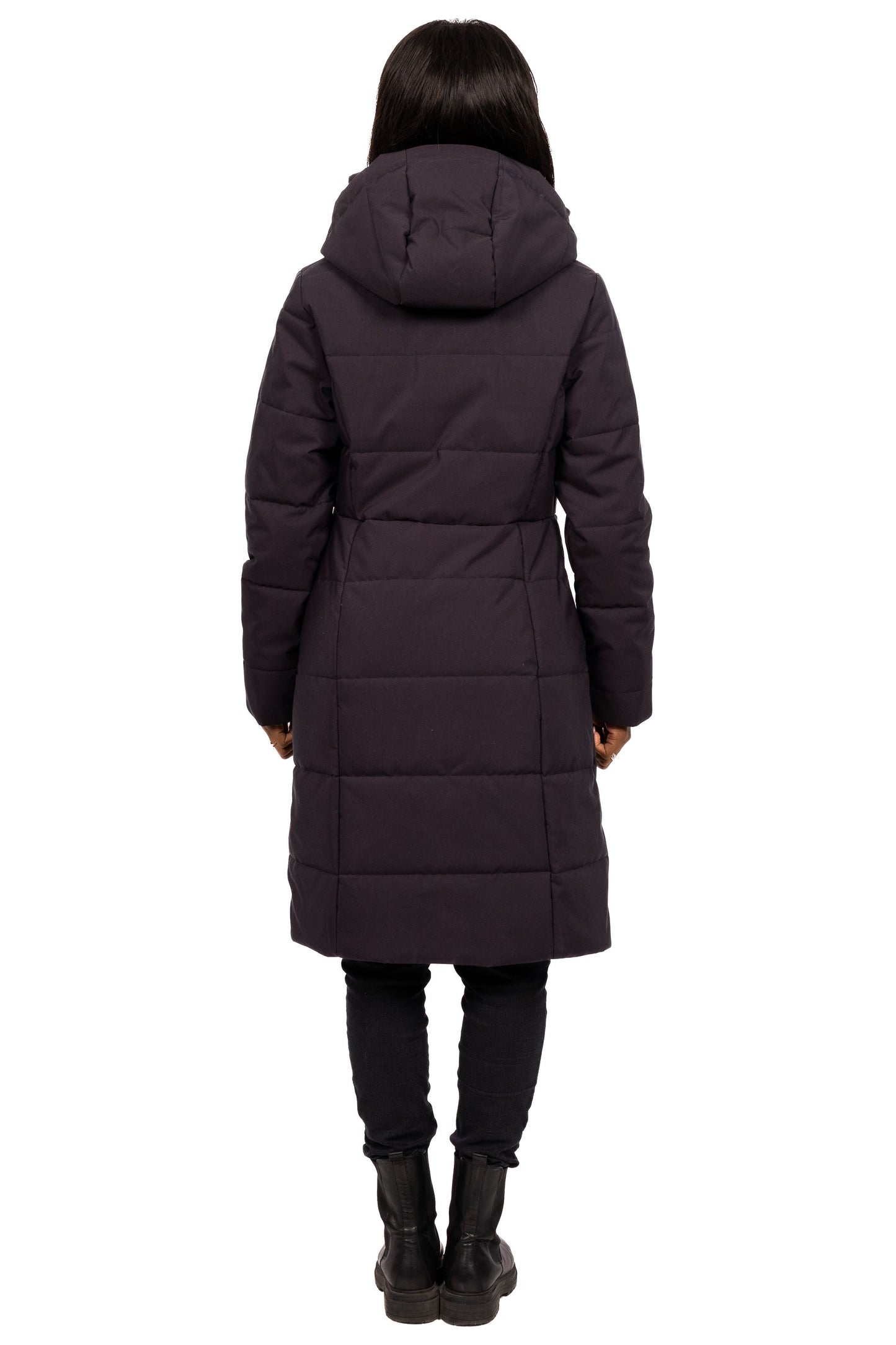 Desloups long women's parka fitted in Isosoft 250g