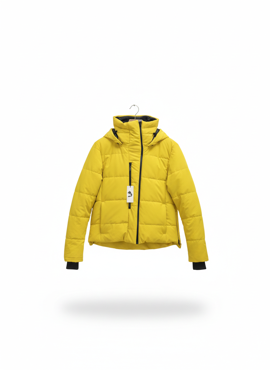 Solde - manteau parka actif femme - Jaune - L