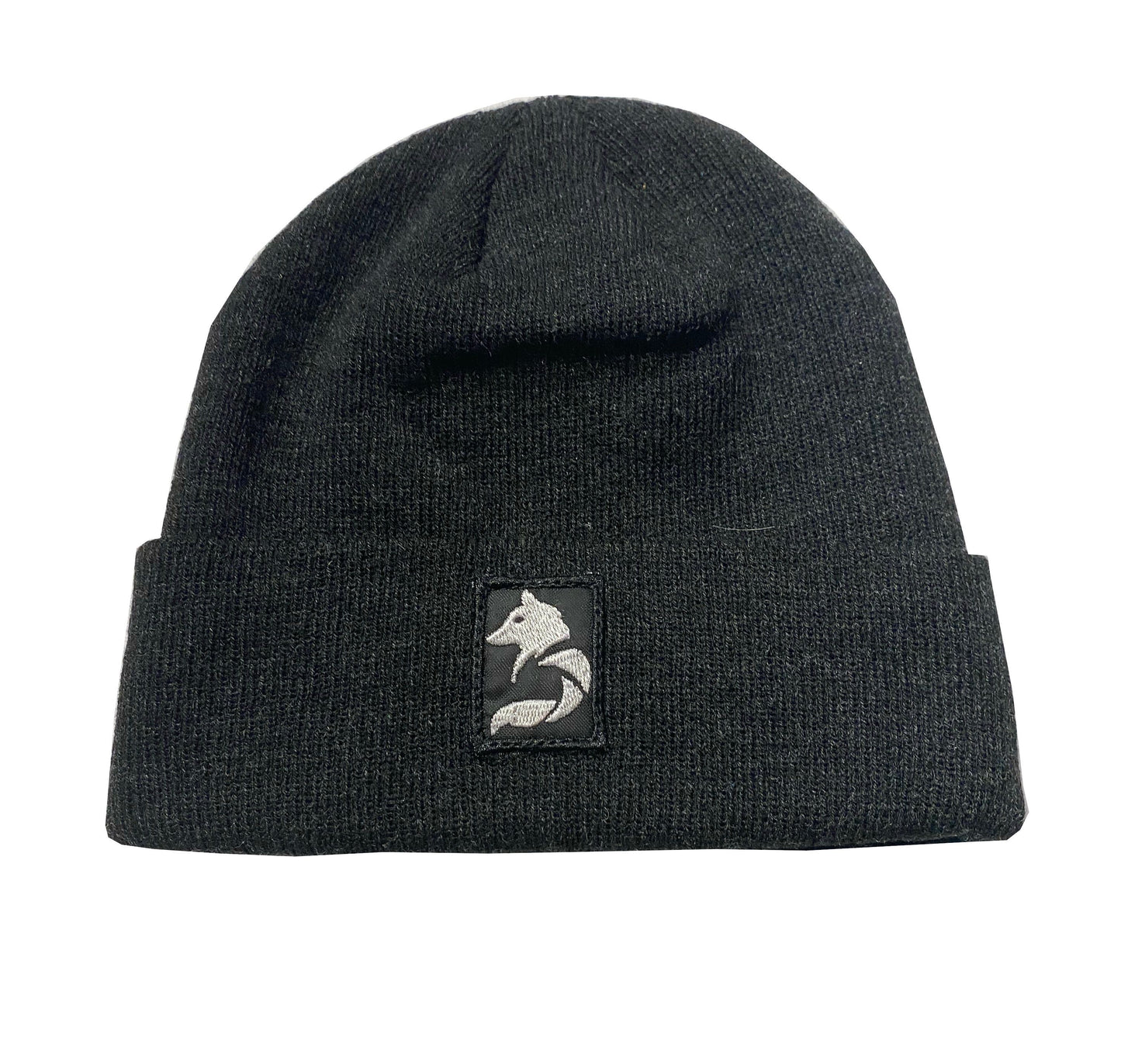 Desloups brimmed beanie with wolf logo