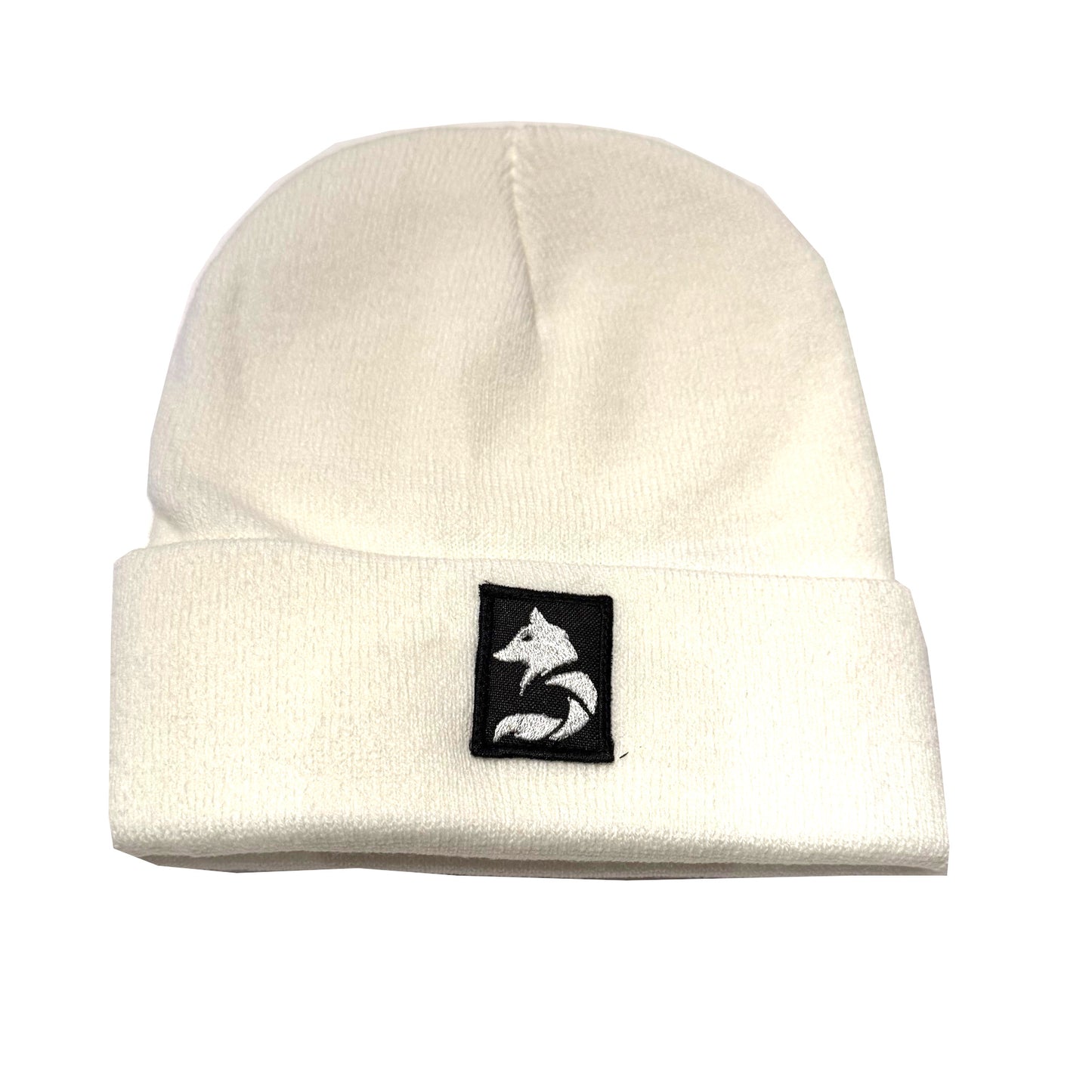 Desloups brimmed beanie with wolf logo